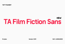 Ta Film Fiction Sans Font Ta Film Fiction Sans Font Poster 1
