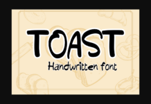 Toast Font Poster 1