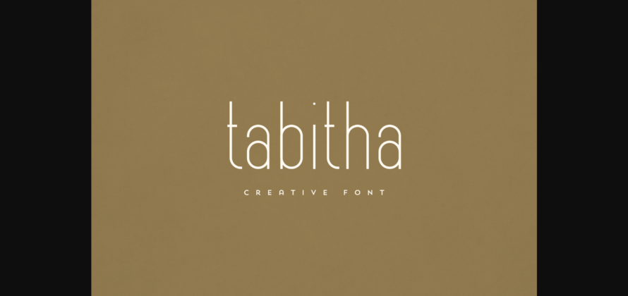 Tabitha Font Poster 3