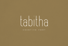 Tabitha Font Poster 1