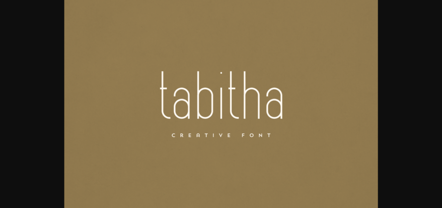 Tabitha Font Poster 1