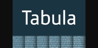 Tabula Font Poster 1