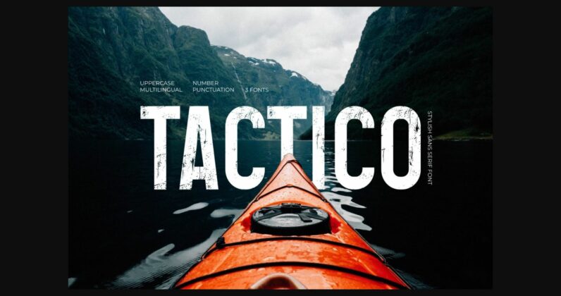 Tactico Font Poster 3