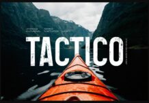 Tactico Font Poster 1