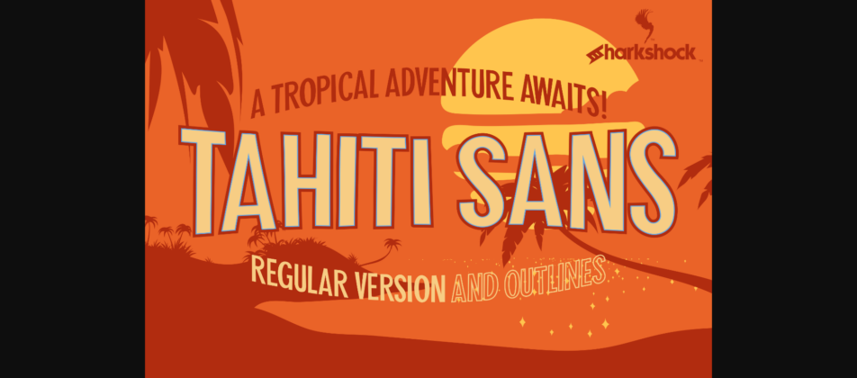 Tahiti Sans Font Poster 3