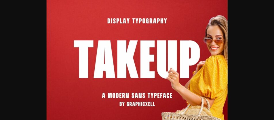 Takeup Font Poster 3