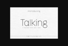 Talking Font Poster 1