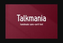 Talkmania Font Poster 1