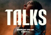 Talks Font Poster 1