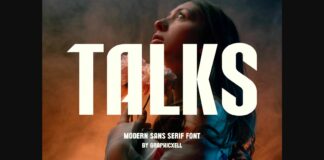 Talks Font Poster 1