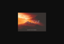 Talzone Font Talzone Font Poster 1