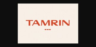 Tamrin Font Poster 1