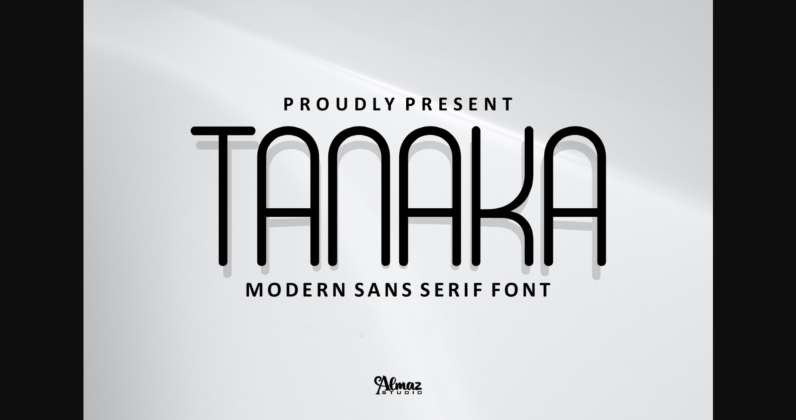 Tanaka Font Poster 3