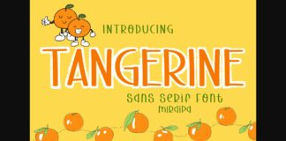 Tangerine Font Poster 1