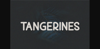 Tangerines Font Poster 1