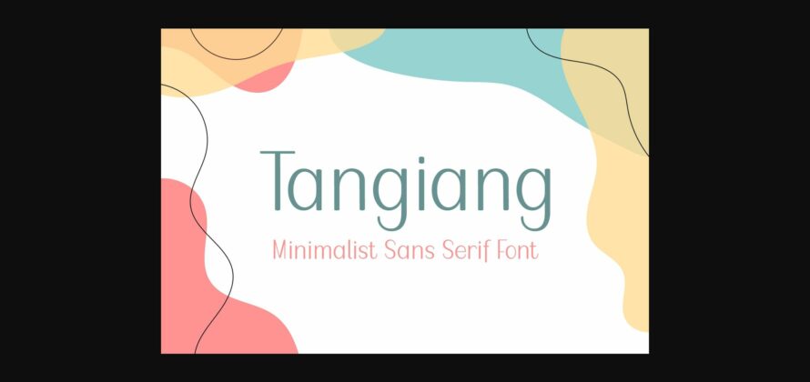 Tangiang Font Poster 3