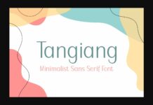 Tangiang Font Poster 1