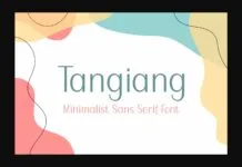 Tangiang Font Poster 1