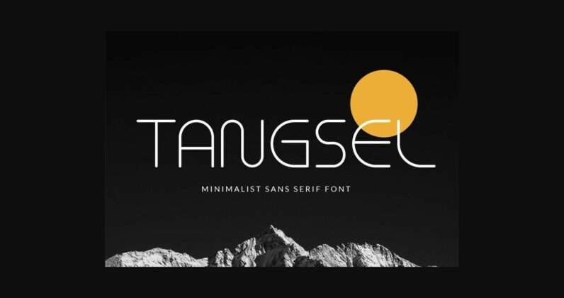 Tangsel Font Poster 3
