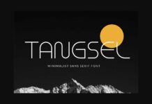 Tangsel Font Poster 1