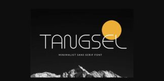 Tangsel Font Poster 1