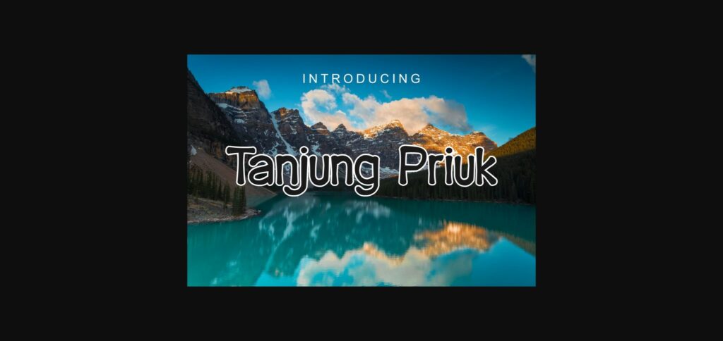 Tanjung Priuk Font Poster 1