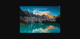 Tanjung Priuk Font Poster 1