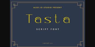 Tasta Font Poster 1