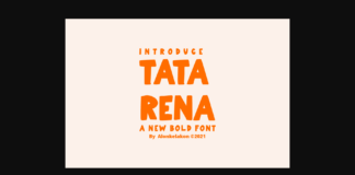 Tata Rena Font Poster 1