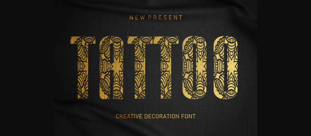 Tattoo Font Poster 1