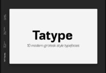 Tatype Font Poster 1