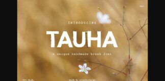 Tauha Font Poster 1