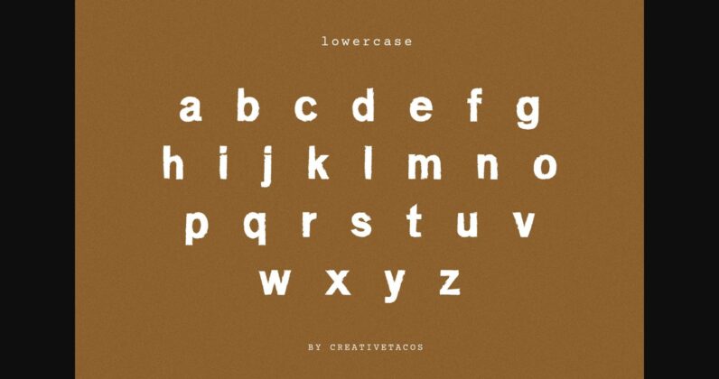 Tauha Font Poster 10