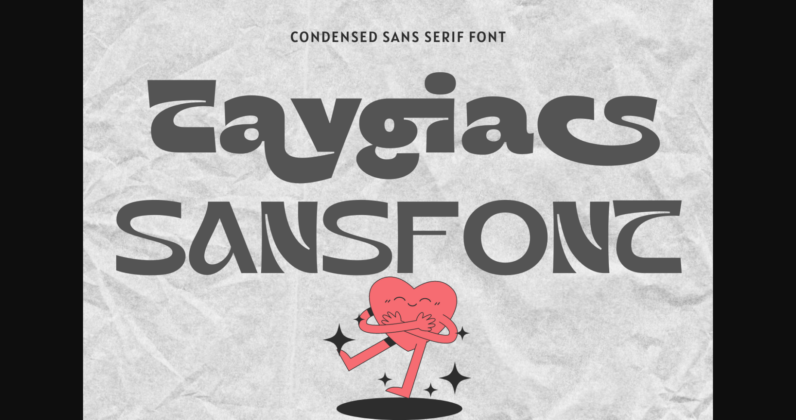 Taygiacs Font Poster 3