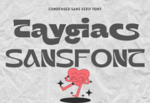 Taygiacs Font Poster 1