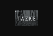 Tazke Font Poster 1