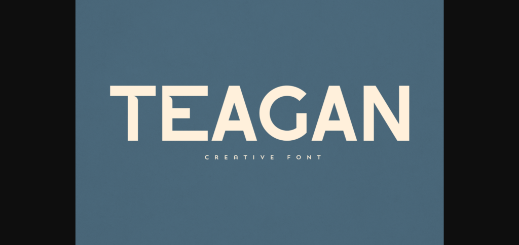 Teagan Font Poster 3