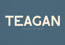 Teagan Font Poster 1