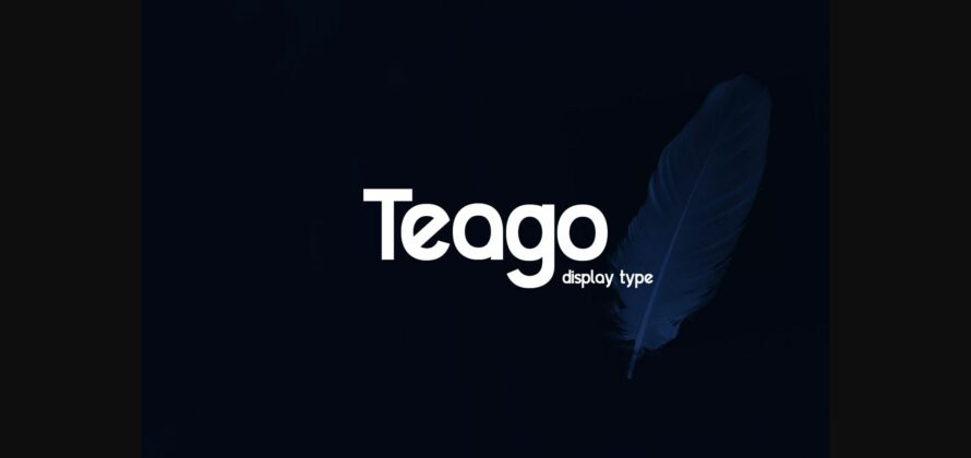 Teago Font Poster 3