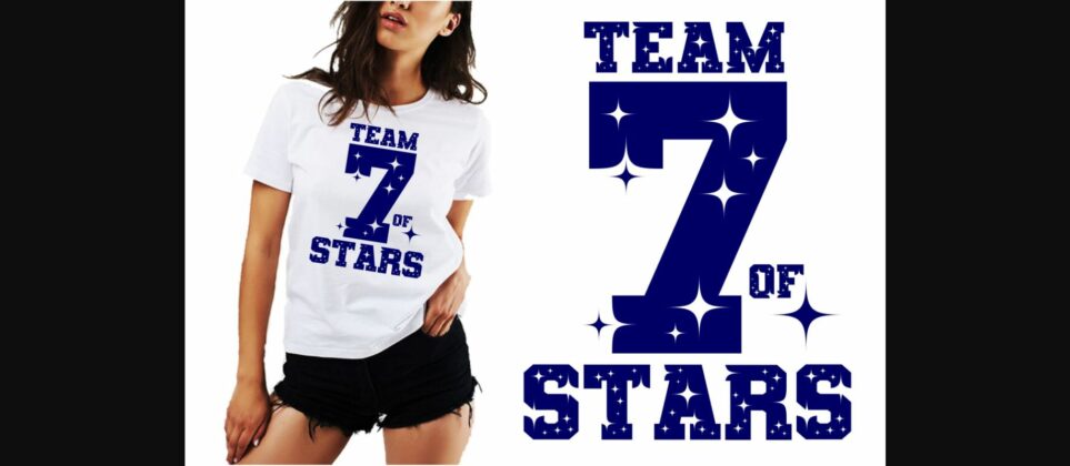 Team of Stars Font Poster 4