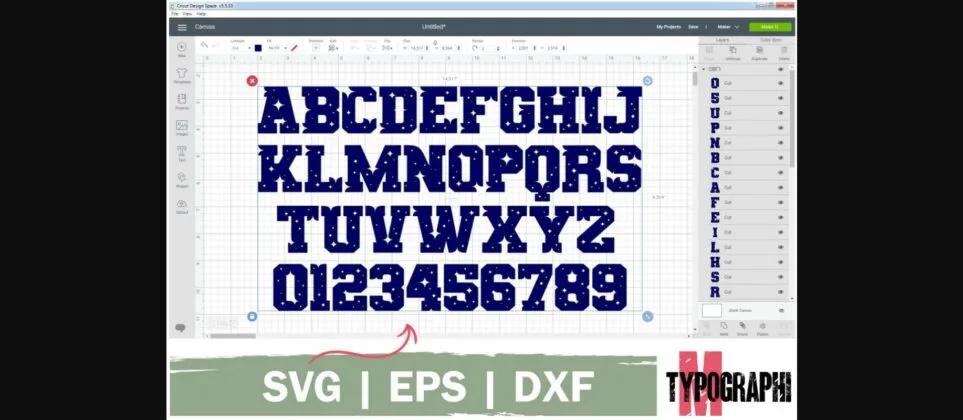 Team of Stars Font Poster 11