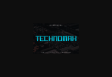 Technomax Font Poster 1