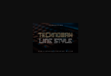 Technomax Font Technomax Font Poster 1
