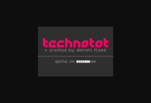 Technotot Font Poster 1