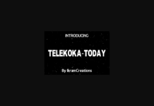 Telekoka Today Font Poster 1