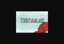 Tentacles Font Poster 1