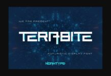 Terabite Font Poster 1