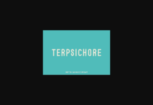 Terpsichore Font Poster 1