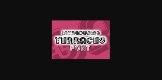 Terraces Font Poster 1