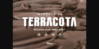 Terracota Font Poster 1